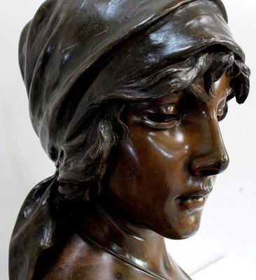 Bronze, Fille de Bohème, E. Villanis for sale at Pamono