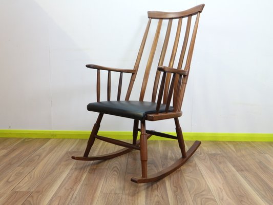 Mid Century Scandinavian Style Rocking Chair