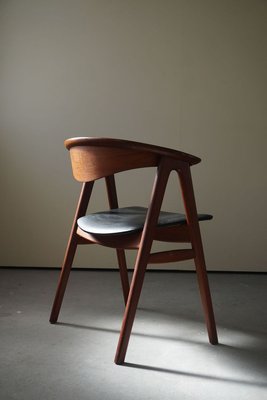 Mid-Century Danish Teak Model 52 Armchair by Erik Kirkegaard for