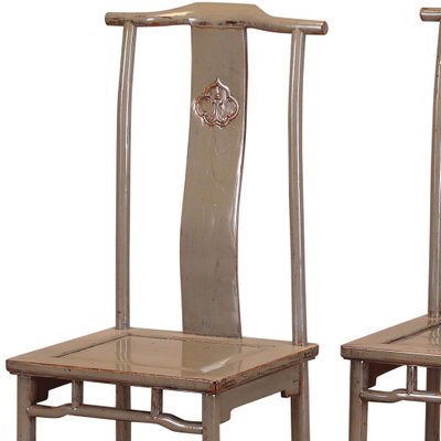 Gray Lacquer Yoke Back Chairs Set Of 2 For At Pamono Gray Lacquer Yoke Back Chairs Set Of 2, Lacquer Outdoor Furniture