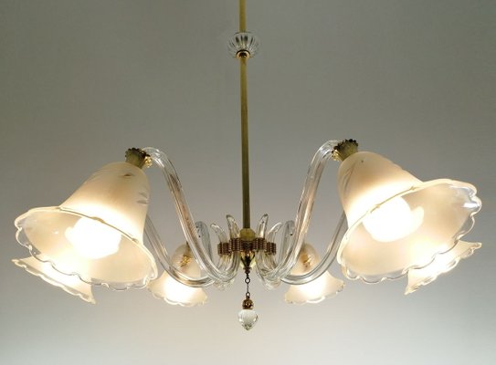 6 Light Chandelier By Ercole Barovier For Toso 1943 At Pamono 6 Light Chandelier By Ercole Barovier, What Is Considered A Chandelier