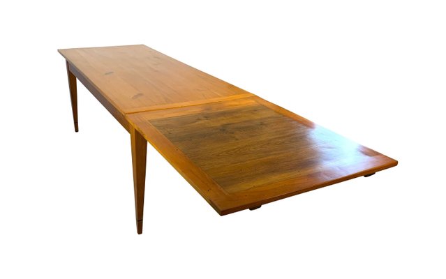 Solid cherry dining table deals