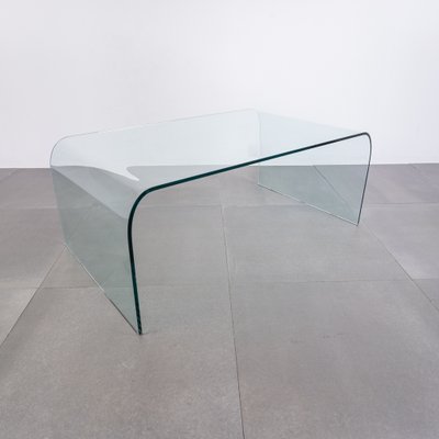 Fiam glass coffee table deals