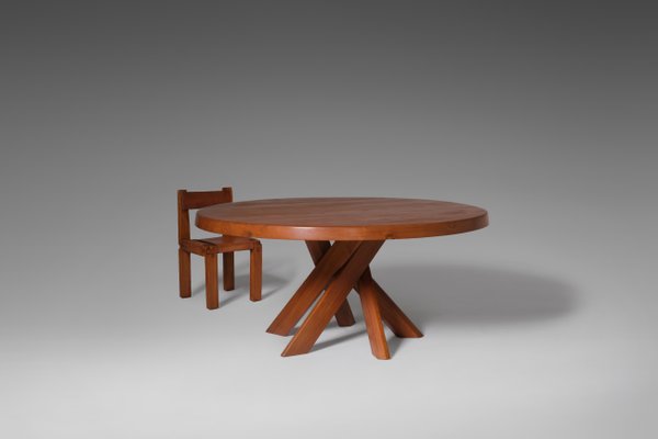 Extra Large T21e Sfax Dining Table By Pierre Chapo For At Pamono T21e Sfax Dining Table By Pierre Chapo, Extra Large Round Dining Table