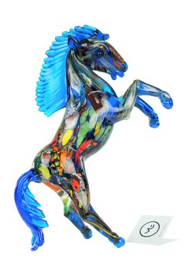 Pferd aus Glas Skulptur Pferd aus Glas. 