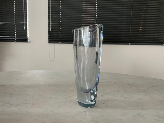 Swedish Crystal Vase from Orrefors, 1960s for sale at Pamono