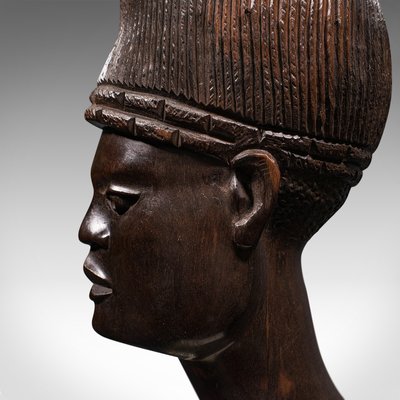 African Tribal Antique Female Bust 