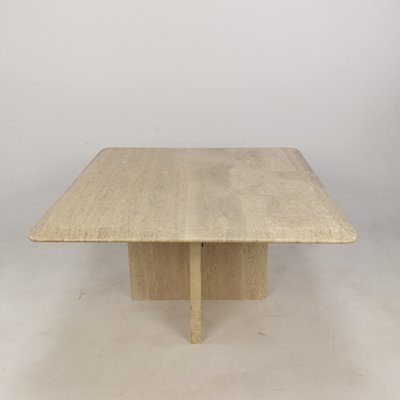 Italian Travertine Coffee Table 1987