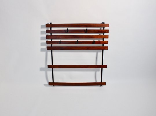Mid Century Modern Wall Coat Rack Vienna 1950s for sale at Pamono