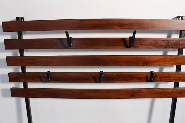 Mid Century Modern Wall Coat Rack Vienna 1950s for sale at Pamono