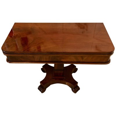 19th Century Antique William IV Mahogany Tea Table
