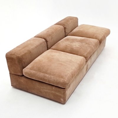 Suede Leather 711 Sofa Bed By Tito, Suede Leather Sectional