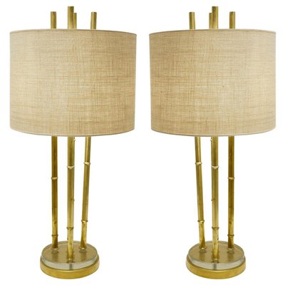 Faux bamboo table lamp deals