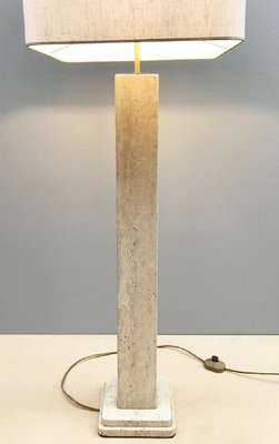 Travertine on sale floor lamp