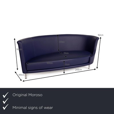 Moroso Purple Leather Sofa For At, Mauve Leather Sofa