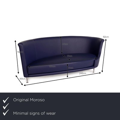 Purple leather couch for on sale sale