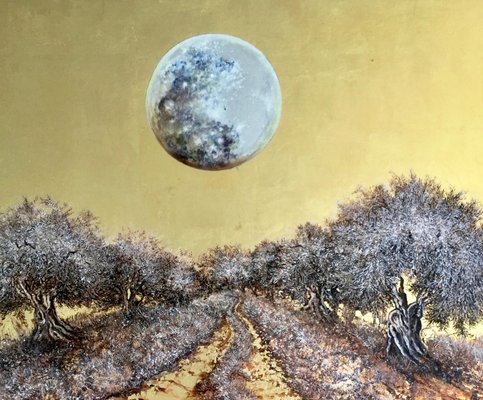 Значењето на сонот за сликање на полна месечина и овошни дрвја