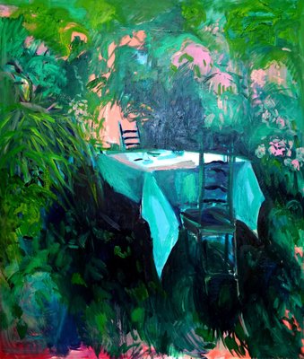 Textured oil sale painting