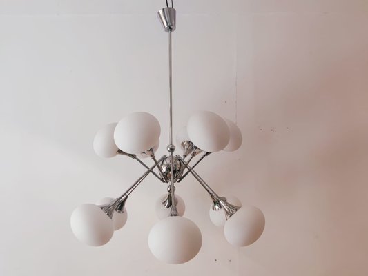 Chrome 12 Light Sputnik Chandelier For At Pamono Chrome 12 Light Sputnik Chandelier For, 12 Light Sputnik Sphere Chandelier