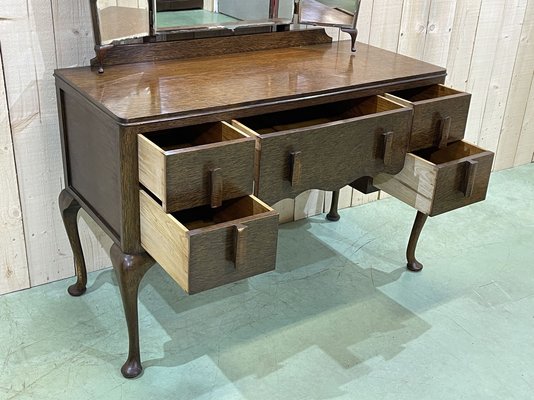 dark wood dressing table