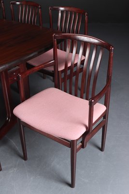 Danish Extending Dining Table 8 Chairs Set For Sale At Pamono