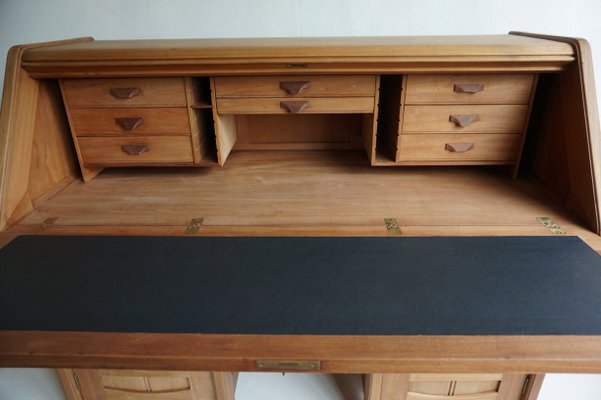 Art Nouveau Drop Front Secretaire Desk 1900 For At Pamono Art Nouveau Drop Front Secretaire Desk, Drop Front Bureau Desk