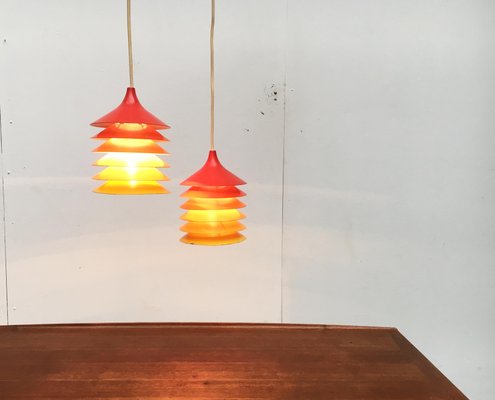 Vintage Duett Pendant Lamps By Bent, Hanging Pendant Lights Plug In Ikea