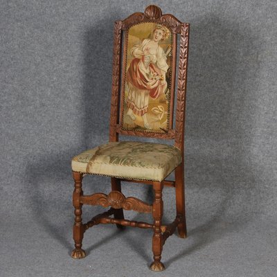 binnenkomst Standaard Uitleg Baroque Chair with Tapestry for sale at Pamono