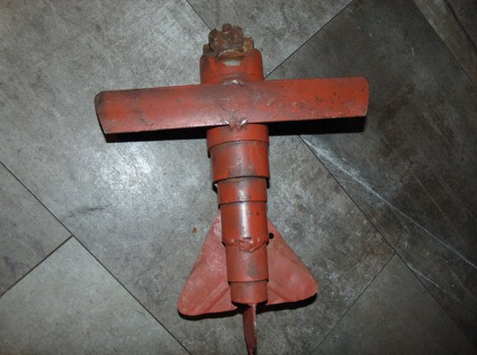 Vintage Industrial Metal Plane Toy, 1940s for sale at Pamono