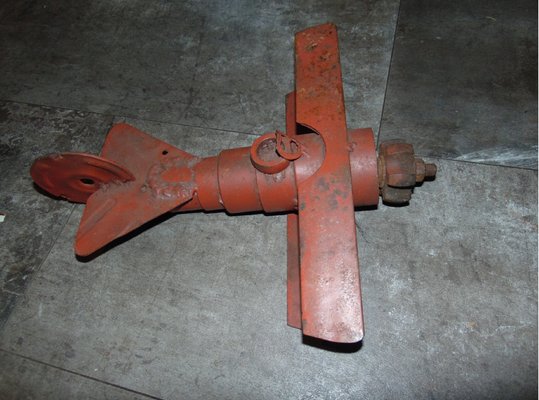 Vintage Industrial Metal Plane Toy, 1940s for sale at Pamono