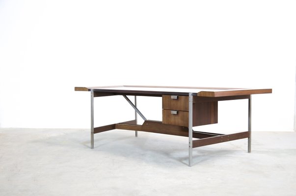 Vintage Rosewood Modernist Office Desk For Sale At Pamono