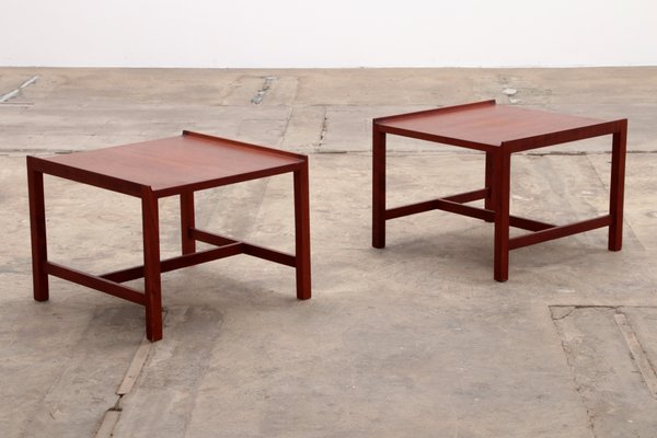 Mid Century Danish Teak Side Tables Set of 2 for sale at Pamono