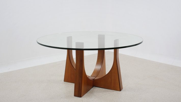 Glass Dining Table 1960s For At Pamono, Dining Sets Round Glass