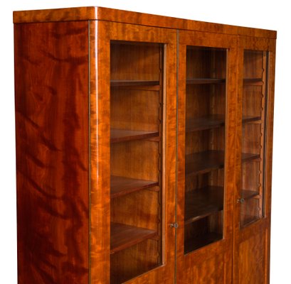 Art Deco Bookcase 1920s For At Pamono, Mission Style Bookcase With Glass Doors