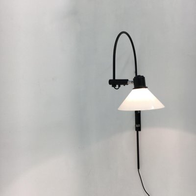 Arc Wall Lamp From Dijkstra 1980s For, Black Arc Wall Lamp