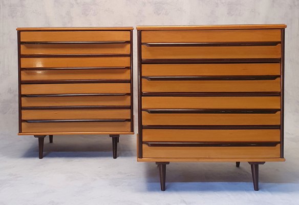 Tall Brazilian Chests Of Drawers From, 2 Tall Dressers Side By