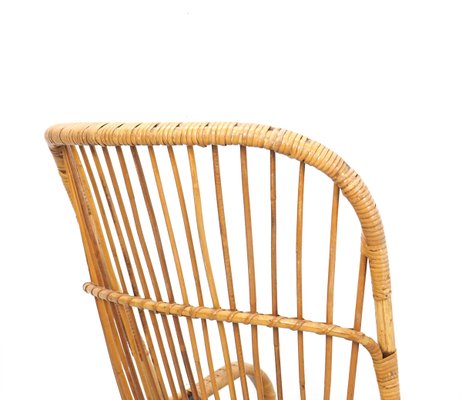 Vintage Rattan Chair With High Back, High Back Rattan Chairs