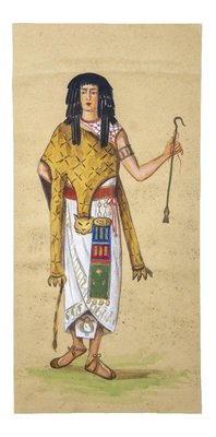 Desconocido, Disfraz De Aida, Tempera Y Acuarela, Años 20