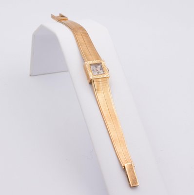 Orologio a bracciale Lady Le Monde vintage in oro 18k, anni '50 in vendita  su Pamono