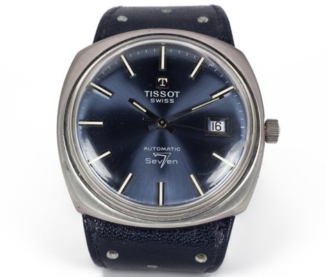 Orologio da polso vintage 7 automatico in acciaio di Tissot, anni '70 in  vendita su Pamono