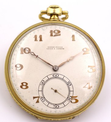 Pocket Watch in 18k Gold from Ulysse Nardin, 1940s for sale at Pamono