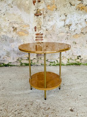 Two Tiered Formica Side Table 1960s, Round Formica Table