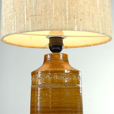 Ceramic Table Lamp From Bitossi 1960s, Milk Jug Glass Table Lamp