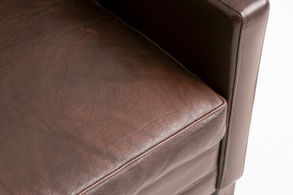 Vintage Danish Brown Leather Sofa By, Value City Leather Sofa