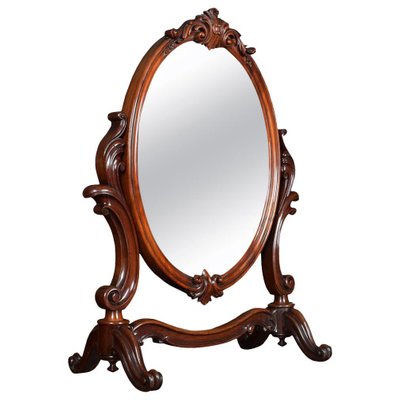 19th Century Mahogany Dressing Table Mirror For At Pamono 19th Century Mahogany Dressing Table, Antique Metal Dressing Table Mirror