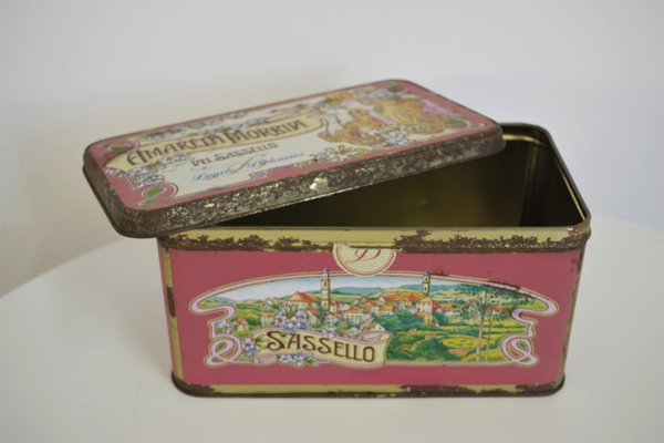 Scatole per biscotti, anni '60, set di 3 in vendita su Pamono