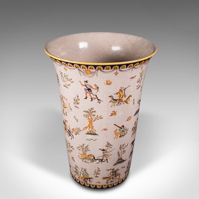 Portaombrelli vintage in ceramica con decoro floreale colorato - Catawiki