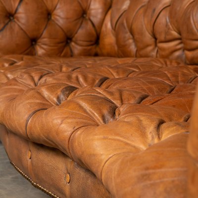 Black Leather Chesterfield Sofa, Tan Leather Chesterfield Style Sofa
