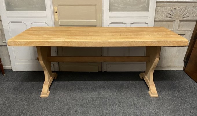 de comedor granja o refectorio francesa de roble con caballete en en