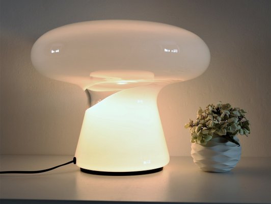 Italian Murano Glass Mushroom Lamp from Leucos, 1970s for sale at Pamono